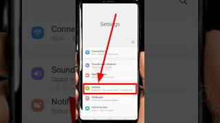 How To Turn OnOff Auto Brightness On Samsung Phones shorts [upl. by Cindee333]