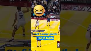 Nikola Jokic naterao Stefa Karija da zaigra Uzicko shorts nikolajokic nba basketball [upl. by Ecnarrat]