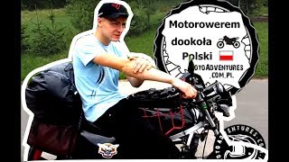 Motorowerem dookoła Polski  uczestnik Mateusz [upl. by Htebasil784]