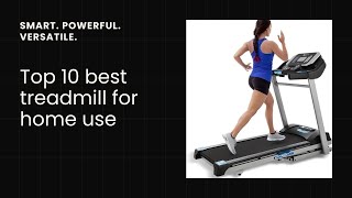 Top 10 BEST Treadmills for Home Use You MUST Have in 2024 Get Fit FAST [upl. by Aniham220]