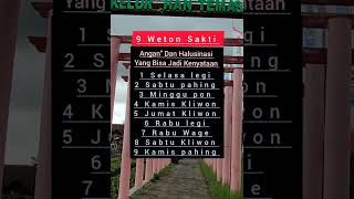 9 Weton Sakti shrots [upl. by Melak]