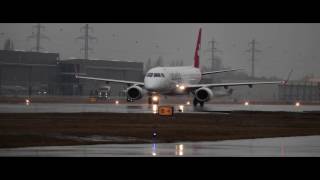 Helvetic Airways flight from London arriving at Sion airport [upl. by Bunce33]