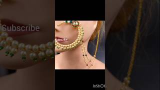 Bridal nose ring🤩  beautiful nose ring nosering nosepin shortsfeed shorts trending viralvideo [upl. by Simonetta]