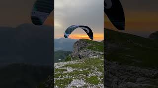 Décollage parapente Flare Dent de Crolles 🔥 paragliding mountains flightline travel [upl. by Ahtnams]