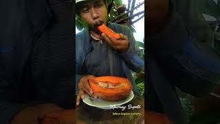 Mukbang Buah MAMEY SAPOTE [upl. by Naerda]