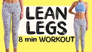 LEAN LEGS  Thighs Inner Thighs amp Outer Thigh 8 mins [upl. by Scarito]