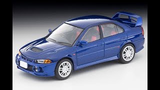 Tomica Limited Vintage Neo TLVN186e Mitsubishi Lancer Evolution IV [upl. by Bob148]