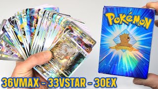 Opening Pokemon Cards Box of Vmax  VStar  EX  But it looks like they are all fake [upl. by Ahtibat]