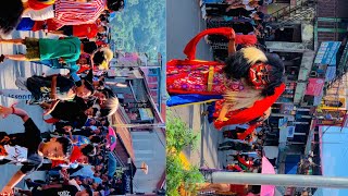 Lakhe jatra  😱Newari festival’s jatra phidim indrajatra lakhey [upl. by Nanine120]