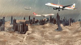 Palma de Mallorcas largest airport is flooded Devastating flood in Spain [upl. by Anerb]