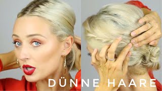 Dünne Haare  Schnitt Farbe Styling  OlesjasWelt [upl. by Gussman]