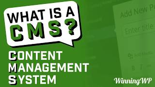 What is a CMS Content Management System [upl. by Aidole384]