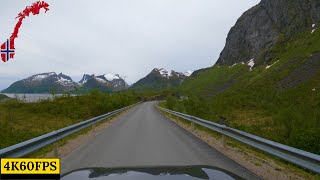 Driving in Norway  Finnsnes to Bergsbotn Viewing Platform  4K60 [upl. by Nilecoj92]