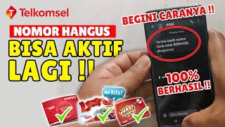 BEGINI CARA MENGAKTIFKAN NOMOR TELKOMSEL YANG HANGUS [upl. by Dahij]