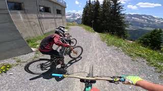 BIKEPARK CHAMPERY Word Cup DH track 2023 [upl. by Venezia355]