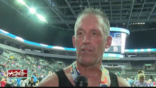 Runner completes 20th halfmarathon in Sioux Falls Sunday [upl. by Henleigh12]