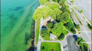 Canandaigua Lake NY aerial view with drone 821 [upl. by Reifinnej]