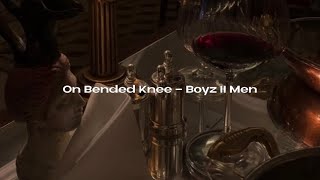 On Bended Knee  Boyz II Men female karaoke instrumental with lyrics by Roommate Project [upl. by Teeter]