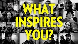 WHAT INSPIRES YOU — 15 Designers Discuss Inspiration [upl. by Swanson]