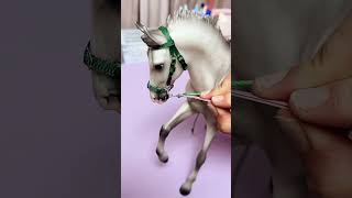 New hackamore for Breyer horses breyerhorses schleich tackmaking equestrian modelhorses pony [upl. by Dareen572]