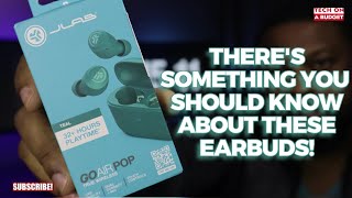 JLAB Go Air Pop True Wireless Earbuds [upl. by Arretnahs]