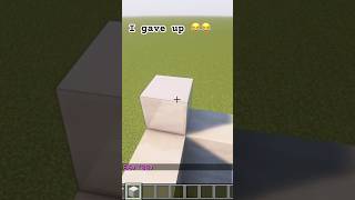 When you too lazy to figure out the command in Minecraft minecraftbuilds minecraftwalkthrough [upl. by Aeet]