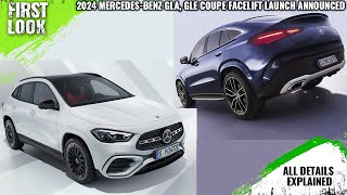 2024 Mercedes GLA GLE Coupe Facelift Launch In India On 31 January  Explained All Spec Fertures [upl. by Ahsinac]