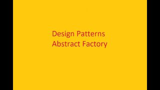 Abstract Factory  Design Patterns  Javascript fullvideo [upl. by Carri]