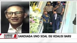 Sandiaga Uno Menjawab Isu Koalisi Baru ‼️ [upl. by Ydoow510]