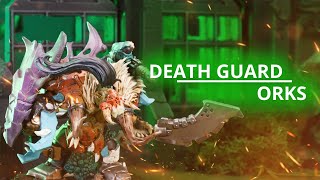 Death Guard vs Orks  10th Edition Warhammer 40k Battle Report warhammer40k [upl. by Nagek]