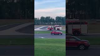 Dawson County Emergency Services Engine 3 responding part 2 making a u turn [upl. by Adnale]