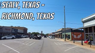 Sealy Texas to Richmond Texas Drive with me in Texas [upl. by Araid]