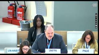 UNFPA Statement on Technical assistance and capacitybuilding  General debate HRC57 [upl. by Htelimay]