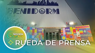 Benidorm Fest 2022 Rueda de prensa con los 4 primeros finalistas del certamen [upl. by Sennahoj]