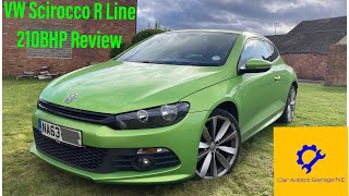 Volkswagen Scirocco R Line Review  20 TSI 210bhp  Rline [upl. by Odnomar858]