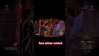 Sara arfeen evicted eishasingh viviandsena avinashmishra avisha biggboss [upl. by Alludba]