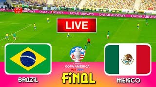 BRAZIL vs MEXICO  Final Copa America 2024  Full Match All Goals  Live Football Match [upl. by Nemra332]