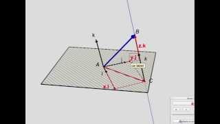 Decomposition vecteur de lespace [upl. by Bornstein87]