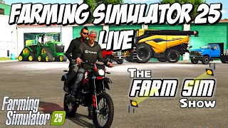 LIVE First look at Farming Simulator 25 Multiplayer on The Farm Sim Show [upl. by Adnahc752]