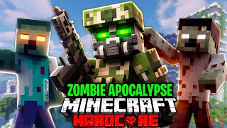 I Survived 100 Days in a ZOMBIE APOCALYPSE in Hardcore Minecraft [upl. by Lahsram]