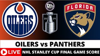 EDMONTON OILERS VS FLORIDA PANTERS LIVE 🏒 NHL Game Score JUN 18 2024 🏆 Stanley Cup Final 🏆 Game 5 [upl. by Epuladaug]