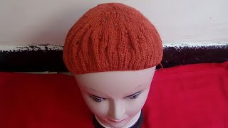 Bonnet béret au crochet enfant part 12 [upl. by Nebe326]