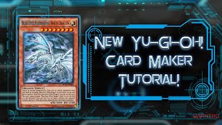 New YuGiOh Custom Card Maker RELEASED  2021 Tutorial [upl. by Oicnedif]