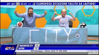 Manchester CityInter 10  GODO Valerio Pavesi Live Reaction TelenovaMSP [upl. by Bowie]