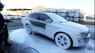 Washing a muddy car with Nerta Power Wash [upl. by Audry637]