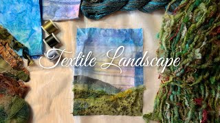 Textile landscape  How to Make It and Why I Save All My Fabric Scraps [upl. by Hugo]