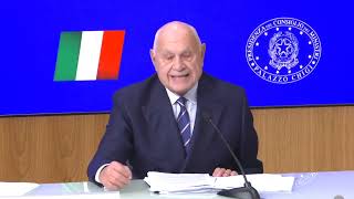 Il ministro Nordio in conferenza stampa dopo il Consiglio dei Ministri n101 [upl. by Adnavoj]