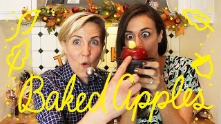 My Drunk Kitchen ft Colleen Ballinger Baked Apples [upl. by Yelac261]