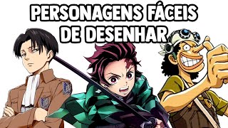 DESENHANDO PERSONAGENS DE MANGÃ PASSO A PASSO  DESENHOS FÃCEIS [upl. by Etteval]