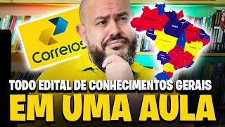 🔥AULA ESPECIAL RESUMÃO DE CONHECIMENTOS GERAIS CONCURSO CORREIOS 2024 [upl. by Burley718]